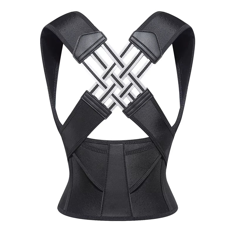 Posture Corrector Adjustable Back Belt / Slouching Relieve Pain Belt Women Men