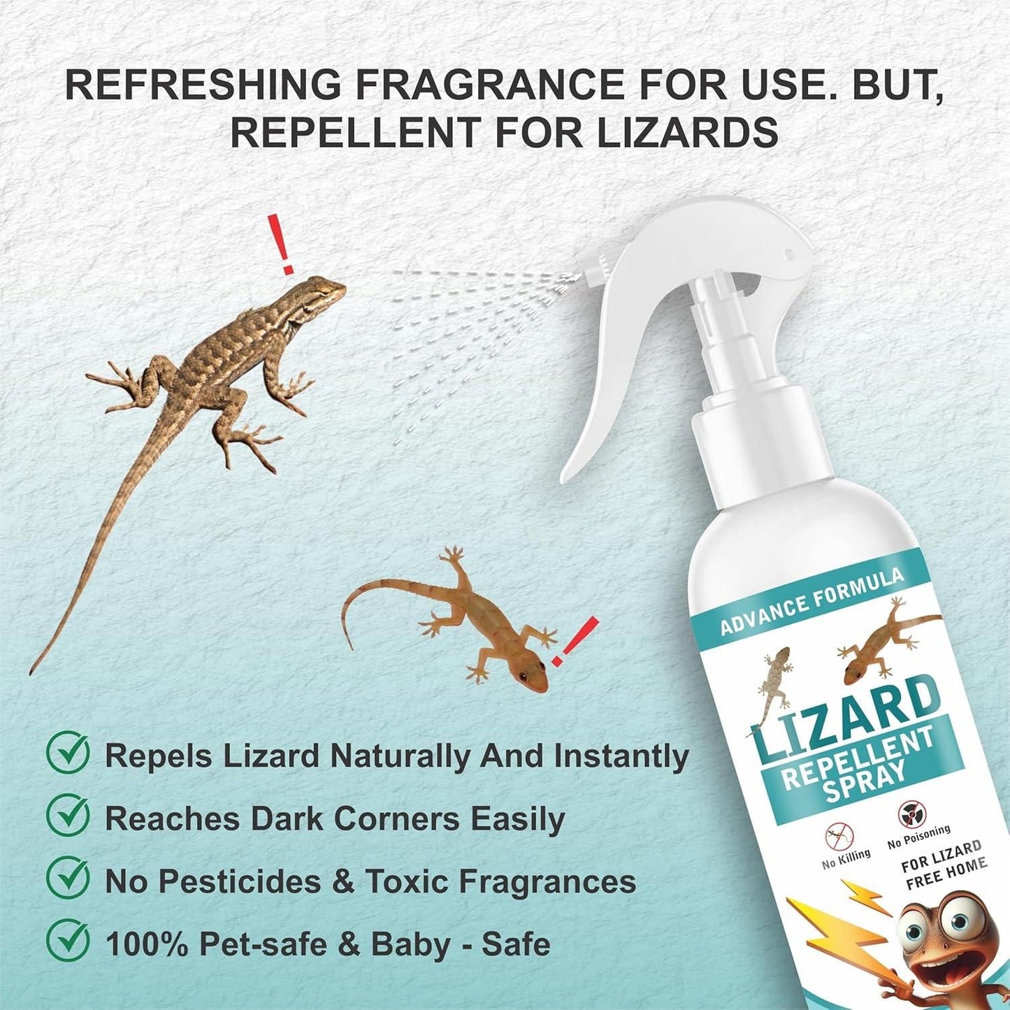 Lizard Repellent for Home Spray Pest Control 250ML (BUY 1 GET 1 FREE🔥)