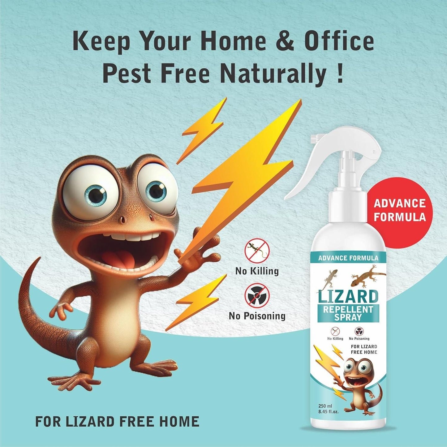 Lizard Repellent for Home Spray Pest Control 250ML (BUY 1 GET 1 FREE🔥)